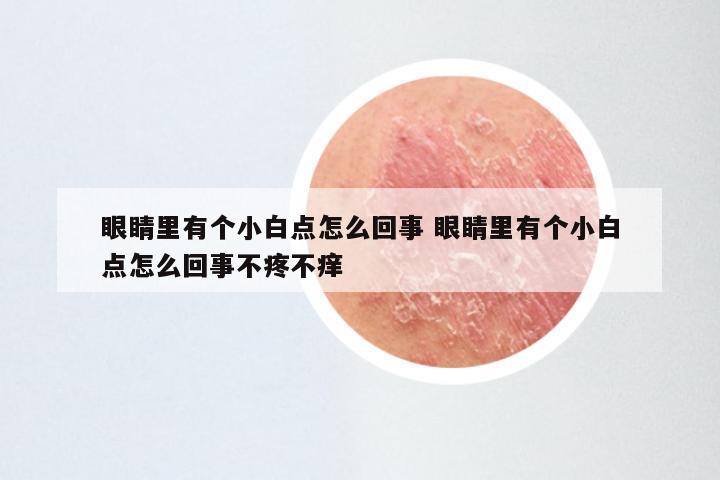 眼睛里有个小白点怎么回事 眼睛里有个小白点怎么回事不疼不痒