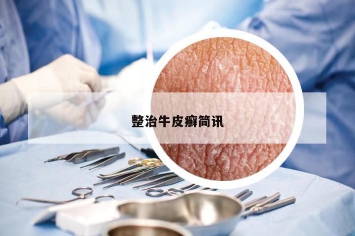 整治牛皮癣简讯