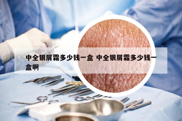 中全银屑霜多少钱一盒 中全银屑霜多少钱一盒啊